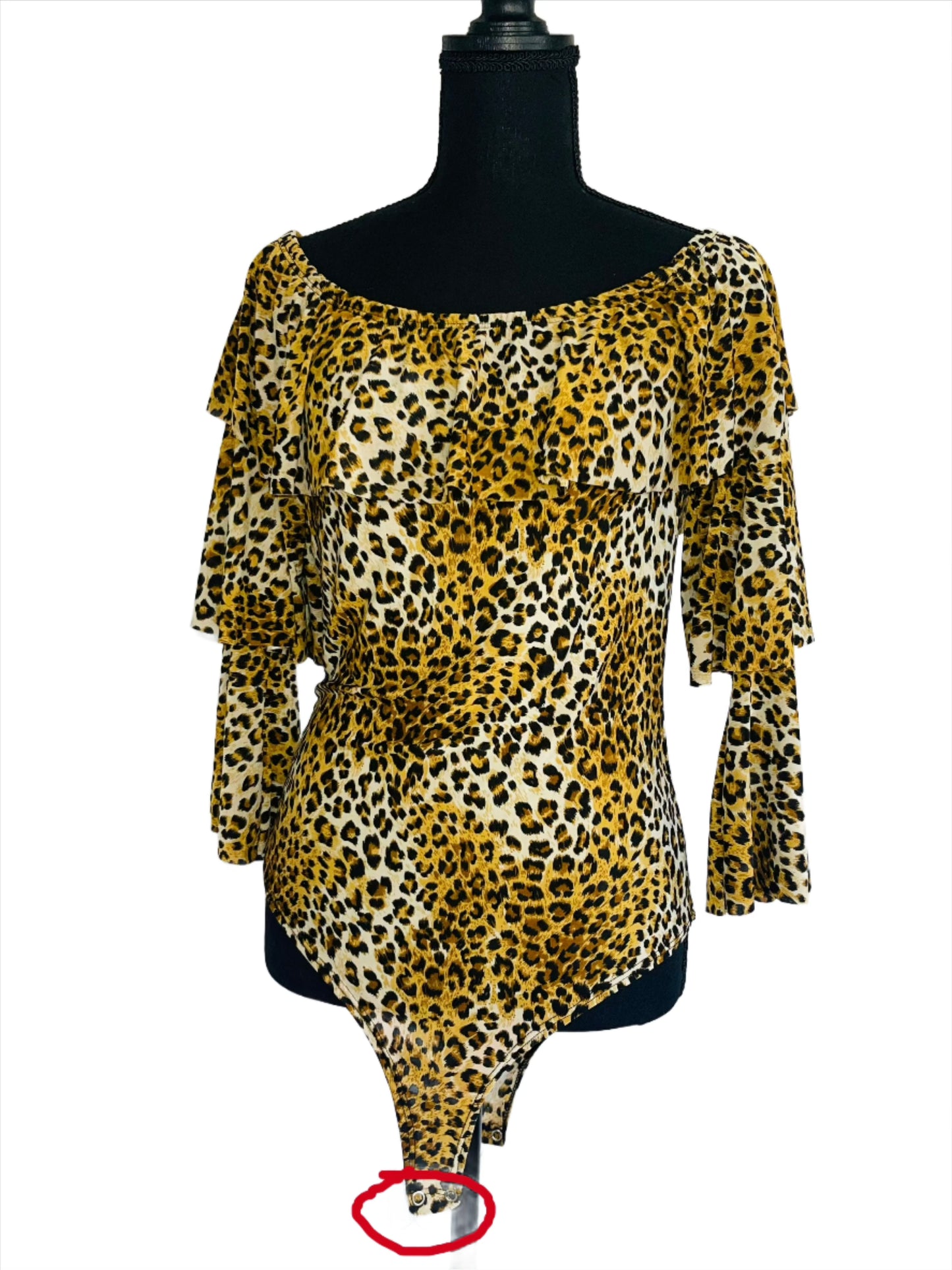 Touch Me Leopard Print Bodysuit