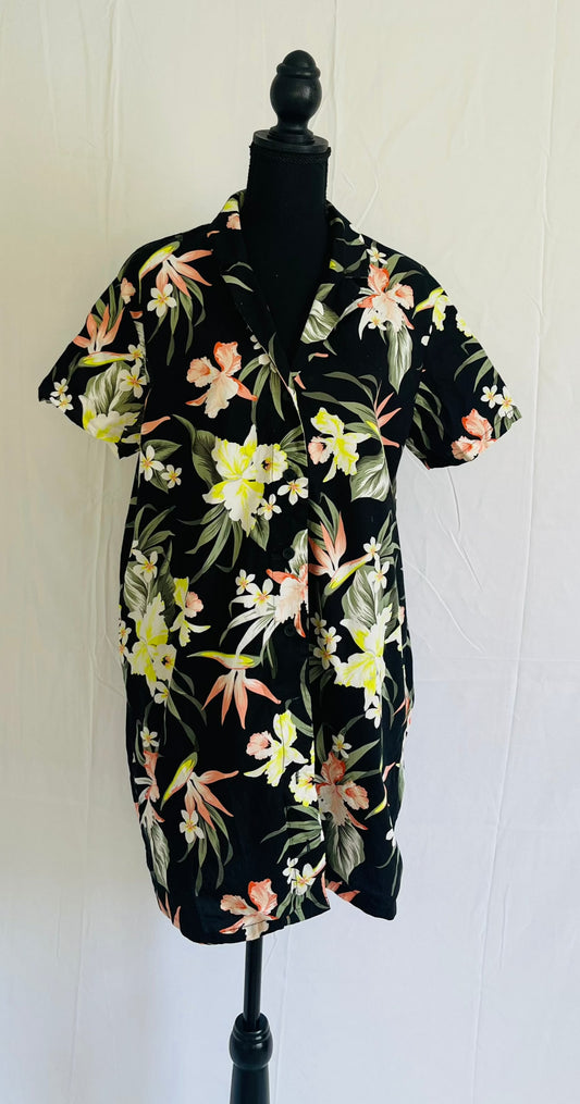 H&M Floral Shirt Dress